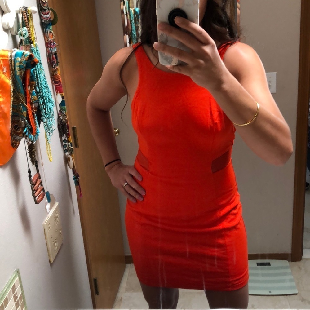 Hot Miami styles Orange dress